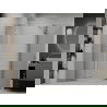 Mexen Roma Duo cabine de douche battante 120 x 70 cm, transparent, chrome - 854-120-070-02-00