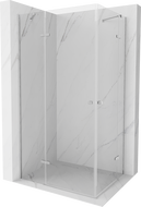 Mexen Roma Duo cabine de douche battante 120 x 100 cm, transparent, chrome - 854-120-100-02-00