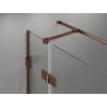 Mexen Lunar T cabine de douche à ouverture droite 90 x 100 cm, transparent, or rose - 834T-090-100-60-00-P