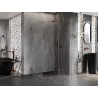 Mexen Lunar T cabine de douche à ouverture droite 90 x 100 cm, transparent, or rose - 834T-090-100-60-00-P