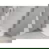 Mexen Roma Duo cabine de douche pivotante 80 x 70 cm, transparent, chrome + receveur plat - 854-080-070-01-02-4010