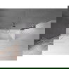 Mexen Velar paroi de baignoire coulissante à 2 battants 85 x 150 cm, transparent, nickel brossé - 896-085-000-01-97