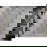 Mexen Roma Duo cabine de douche pivotante 80 x 70 cm, transparent, chrome + receveur plat - 854-080-070-01-02-4010