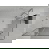 Mexen Roma Duo cabine de douche battante 100 x 90 cm, transparent, chrome + receveur Flat - 854-100-090-01-02-4010