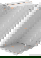 Mexen Lunar T cabine de douche battante gauche 80 x 100 cm, transparent, cuivre brossé - 834T-080-100-65-00-L