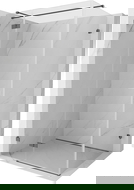 Mexen Lunar T cabine de douche pivotante gauche 100 x 70 cm, transparent, gris canon brossé - 834T-100-070-66-00-L