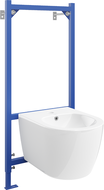 Ensemble encastré bidet Mexen châssis Fenix B avec bidet Carmen, blanc - 69935884900