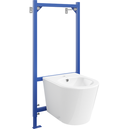 Ensemble encastré bidet cadre Fenix B avec bidet Rico, blanc - 69935724800