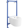Mexen ensemble encastré pour bidet cadre Fenix B avec bidet Sofia, blanc - 69935544800