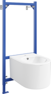 Mexen ensemble encastré pour bidet cadre Fenix B avec bidet Sofia, blanc - 69935544800
