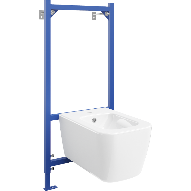 Mexen Stella ensemble encastré pour bidet cadre Fenix B avec bidet, blanc - 69935685100