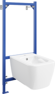 Ensemble encastré bidet cadre Fenix B avec bidet Stella, blanc - 69935685100