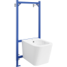 Mexen Teo ensemble encastré bidet cadre Fenix B avec bidet, blanc - 69935855100