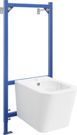 Ensemble encastré bidet Mexen cadre Fenix B avec bidet Teo, blanc - 69935855100