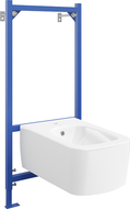 Mexen York ensemble encastré bidet cadre Fenix B avec bidet, blanc - 69935115500