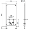 Mexen Fenix B cadre pour installation encastrée pour bidet - 60999