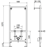 Montage encastré Mexen Fenix B pour bidet - 60999