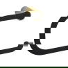 Mexen Base porte-serviettes, Noir/Or - 70882321-57