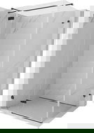 Mexen Lunar T cabine de douche pivotante gauche 70 x 100 cm, transparent, noir - 834T-070-100-70-00-L