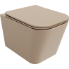 Mexen Teo Rimless WC avec abattant à descente lente slim, duroplast, cappuccino mat - 30854064