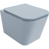 Mexen Teo cuvette WC Rimless avec abattant à descente lente slim, duroplast, gris-bleu mat - 30854069