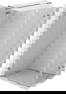 Mexen Lunar T cabine de douche pivotante gauche 100 x 80 cm, transparent, métal gun - 834T-100-080-95-00-L