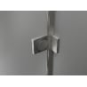 Mexen Lunar T cabine de douche pivotante gauche 70 x 120 cm, transparent, nickel brossé - 834T-070-120-97-00-L