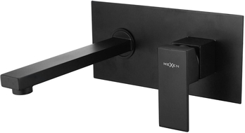 Mexen Cube robinet de lavabo pour installation encastrée, Noir - 73115-70 Mexen Cube robinet de lavabo pour installation encastrée, Noir - 73115-70