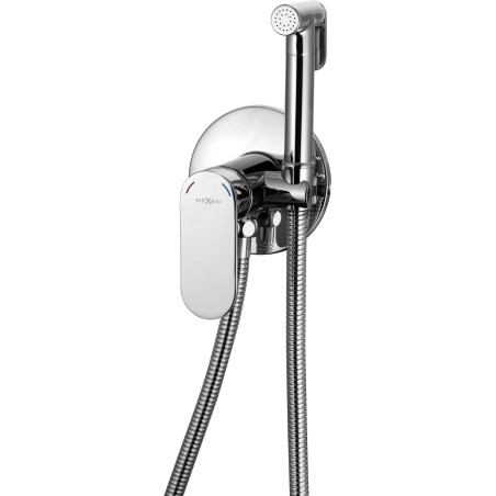 Mexen Milo mitigeur bidet encastré avec ensemble à point fixe, chrome - 7599350-00