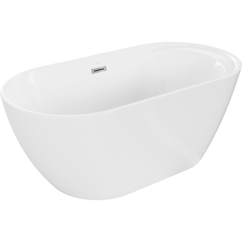 Mexen Laura baignoire autonome 150 x 75 cm, Blanc - 53401507500
