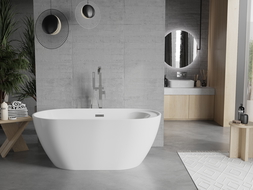 Mexen Laura baignoire autonome 150 x 75 cm, Blanc - 53401507500