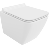 Mexen Vega cuvette WC Rimless avec abattant à descente lente slim, duroplast, blanc brillant - 30654000