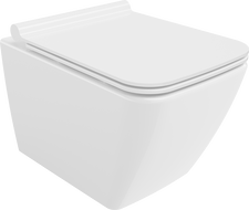 Mexen Vega bol de WC Rimless avec siège slim à fermeture lente, duroplast, Blanc - 30654000