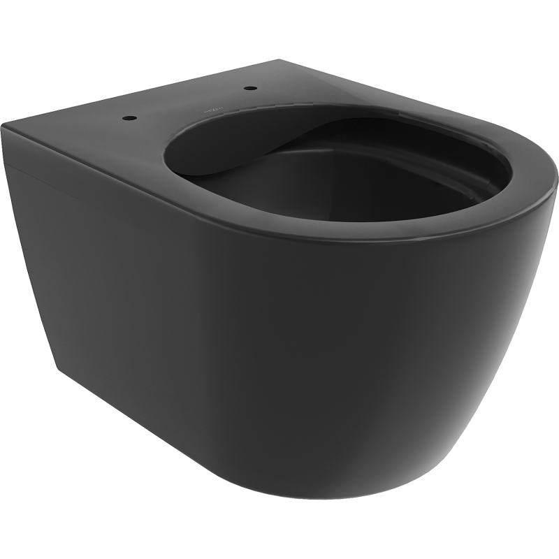 Mexen Carmen cuvette WC sans bord, noir mat - 3388XX85
