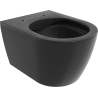 Mexen Carmen cuvette WC sans bride, noir mat - 3388XX85