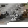 Mexen Carmen bol de WC Rimless avec siège slim à fermeture lente, duroplast, Noir mat - 30881085