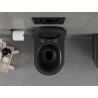 Mexen Carmen cuvette WC sans rebord avec abattant à descente ralentie slim, duroplast, noir mat - 30881085