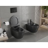Mexen Carmen cuvette WC Rimless avec abattant à descente progressive slim, duroplast, noir mat - 30880185