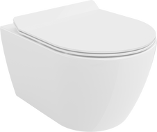Mexen Carmen bol de WC Rimless avec siège slim à fermeture lente, duroplast, Blanc - 30880100