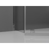 Mexen Exo-R cabine de douche pentagonale pivotante 100 x 80 cm, transparent, chrome - 812-100-080-01-00