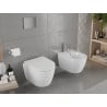 Mexen Carmen bol de toilette dur Rimless siège à fermeture lente, duroplast, Blanc - 30880200
