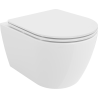 Mexen Carmen cuvette WC sans rebord avec siège à fermeture lente slim, duroplast, blanc brillant - 30880300