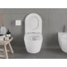 Mexen Carmen cuvette WC sans rebord avec siège à fermeture lente slim, duroplast, blanc brillant - 30880300