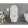 Mexen Carmen cuvette WC sans rebord avec abattant slim à descente progressive, duroplast, blanc brillant - 30880400