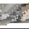 Mexen Carmen bol de WC Rimless avec siège slim à fermeture lente, duroplast, Blanc - 30880400