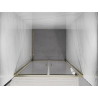 Mexen Exo-B Duo porte de douche double battante 110 cm, transparent, doré - 814-110-000-50-00