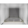 Mexen Exo portes de douche à double battant 110 cm, transparentes, dorées - 814-110-000-50-00