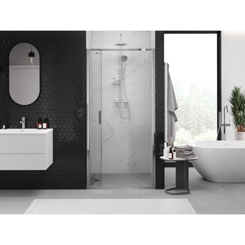 Mexen Exo porte de douche pliante 110 cm, transparent, chromé - 816-110-000-01-00