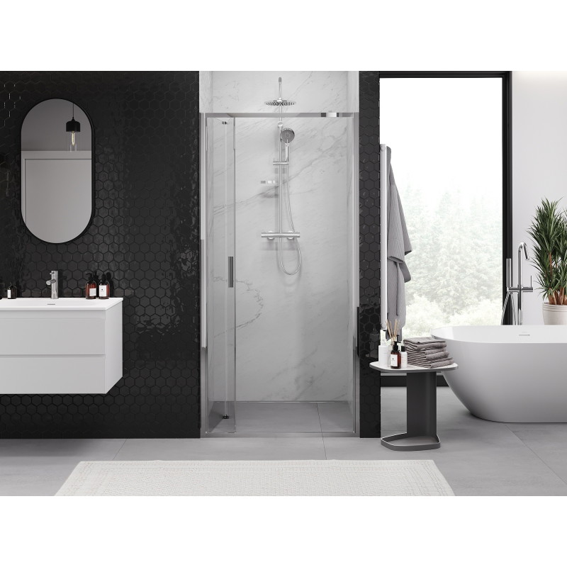 Mexen Exo porte de douche pliante 120 cm, transparent, chrome - 816-120-000-01-00