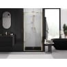 Mexen Exo portes de douche pliantes 120 cm, transparentes, dorées - 816-120-000-50-00